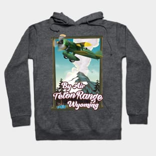 Teton Range Wyoming Travel poster Hoodie